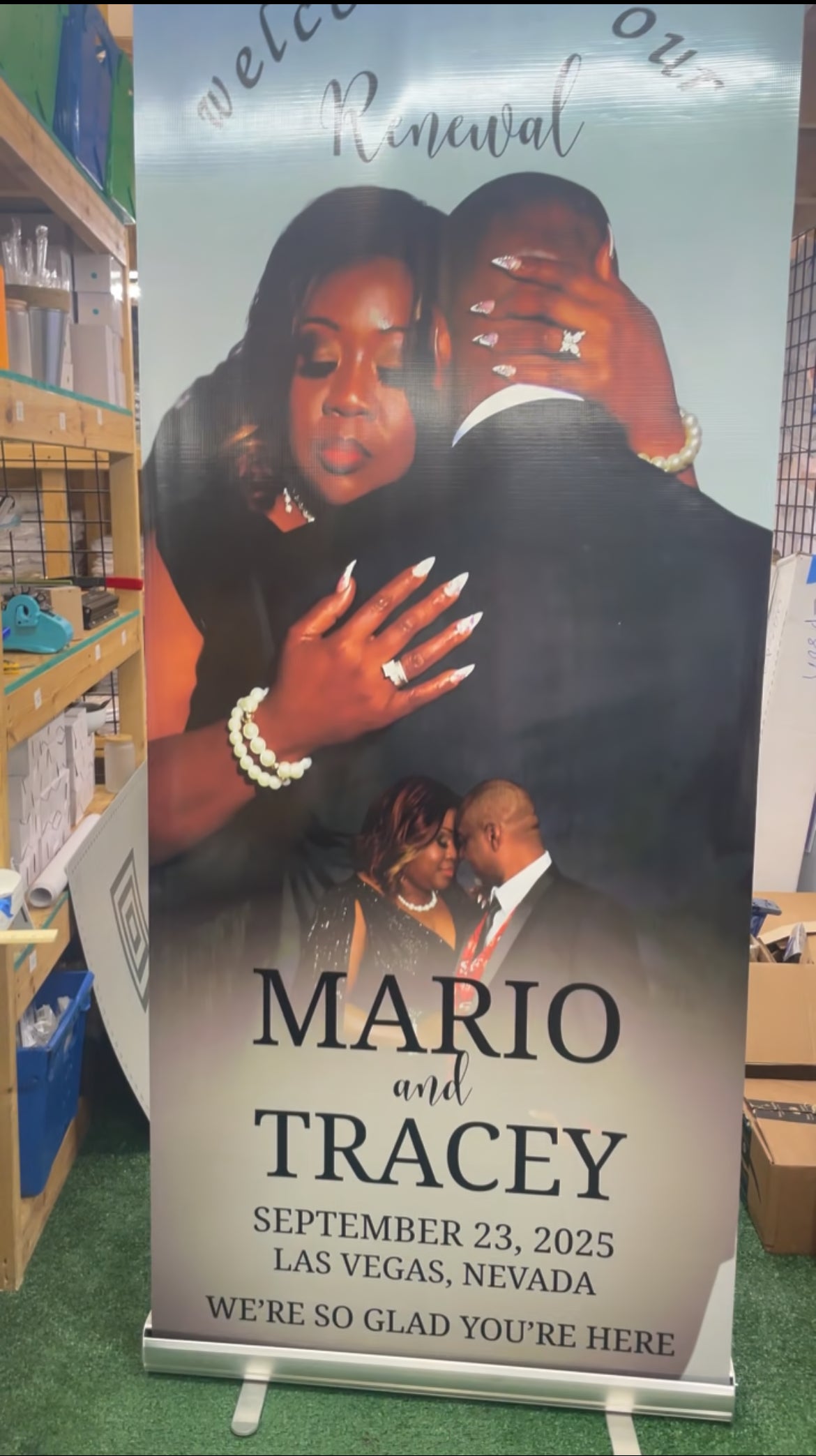 CUSTOM RETRACTABLE BANNER