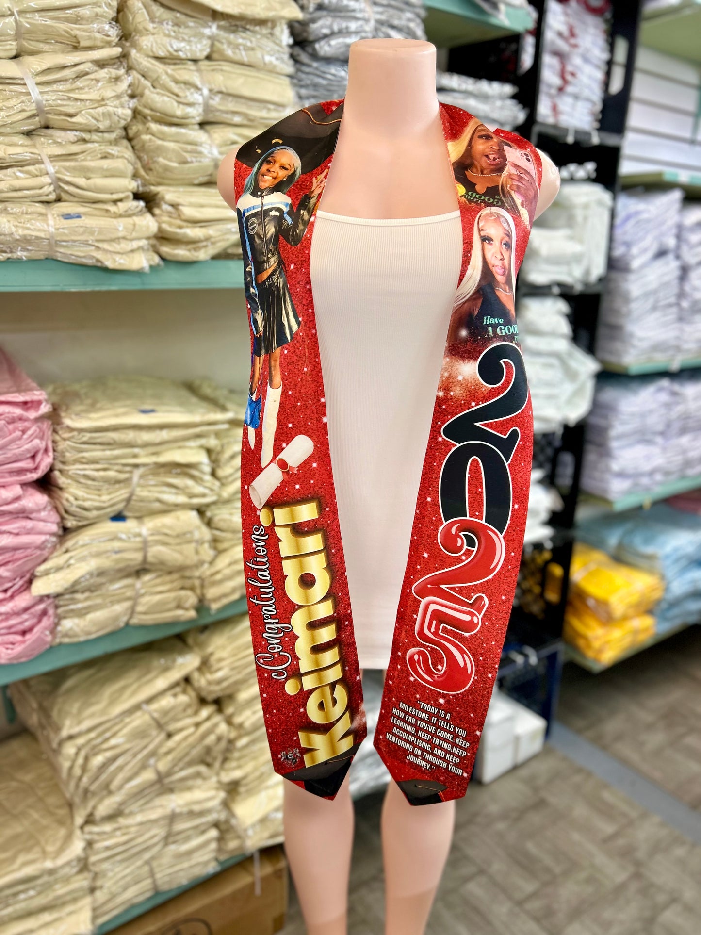 CUSTOM GRADUATION/MEMORIAL STOLE