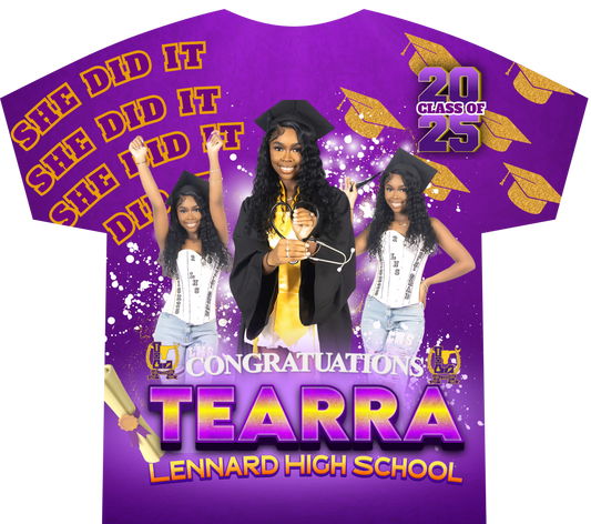 CUSTOM T-SHIRTS - Front and Back