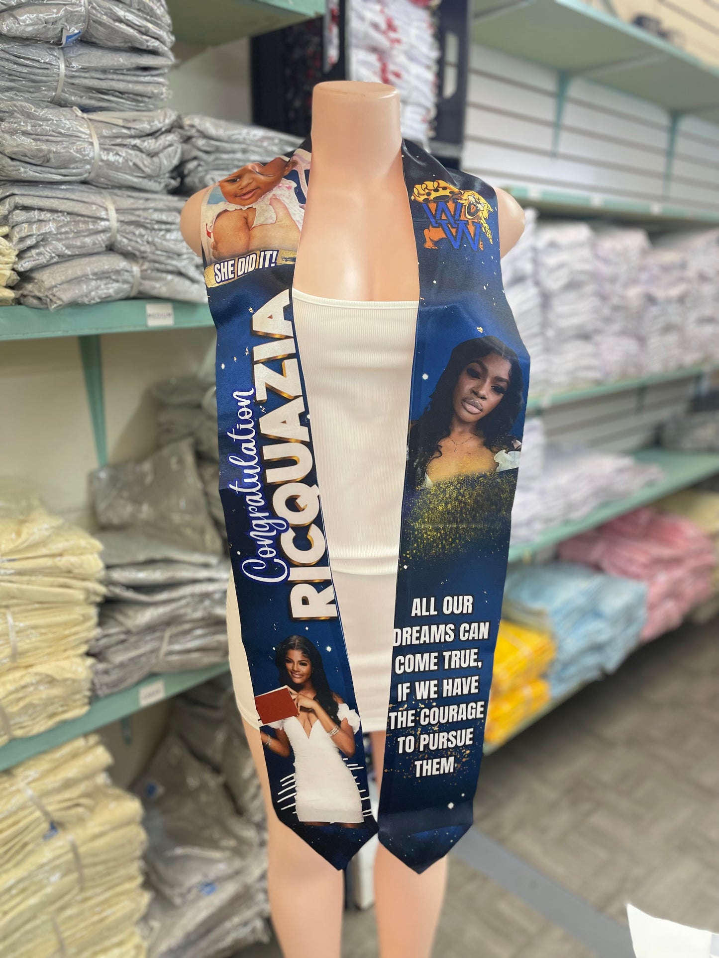 CUSTOM GRADUATION/MEMORIAL STOLE